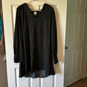 Longsleeve snake print dress